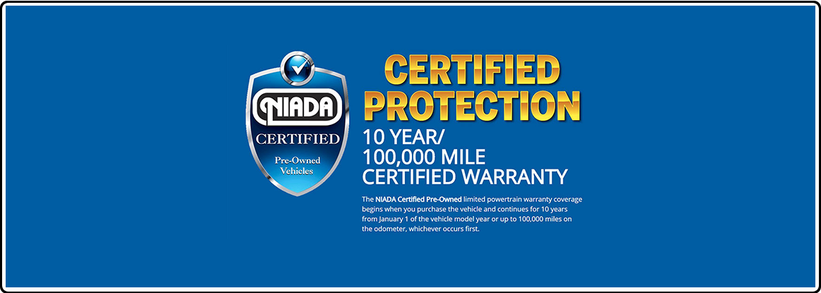 Niada Certified Pre-Owned Vehicles